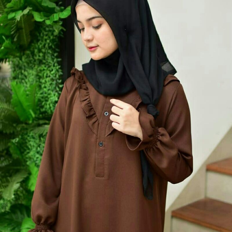 MODEL BAJU GAMIS TERBARU-ADELA DRESS SYARII WANITA 2020