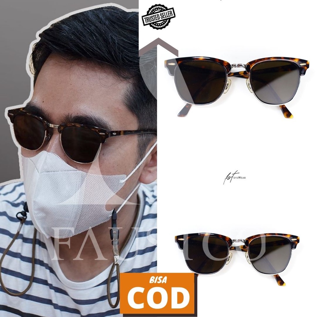 KACAMATA PHOTOCROMIC | KACAMATA BACA RAY-BAN KODE CLUB MASTER
