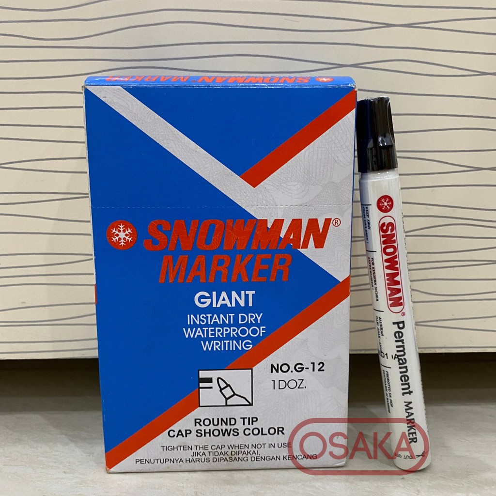 

Spidol Snowman Permanent Marker