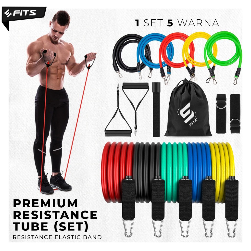 SFIDN FITS Premium Resistance Tube | Resistance Elastic Band | Shopee ...