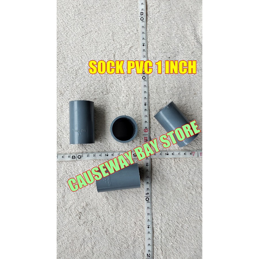 SOCK PVC 1 INCH (SAMBUNGAN PIPA PVC 1 INCH)