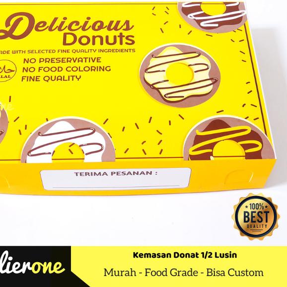 ❀ Dus donat, Box Donat, kemasan donat, kerdus donat food grade ►
