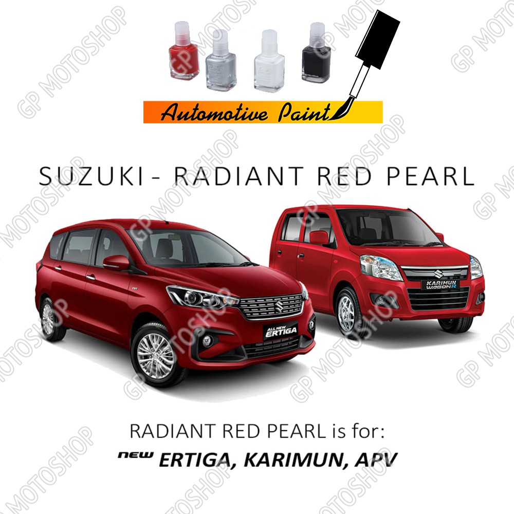 SUZUKI RADIANT RED PEARL CAT OLES PENGHILANG BARET MOBIL LECET MERAH METALIK ERTIGA KARIMUN SWIFT