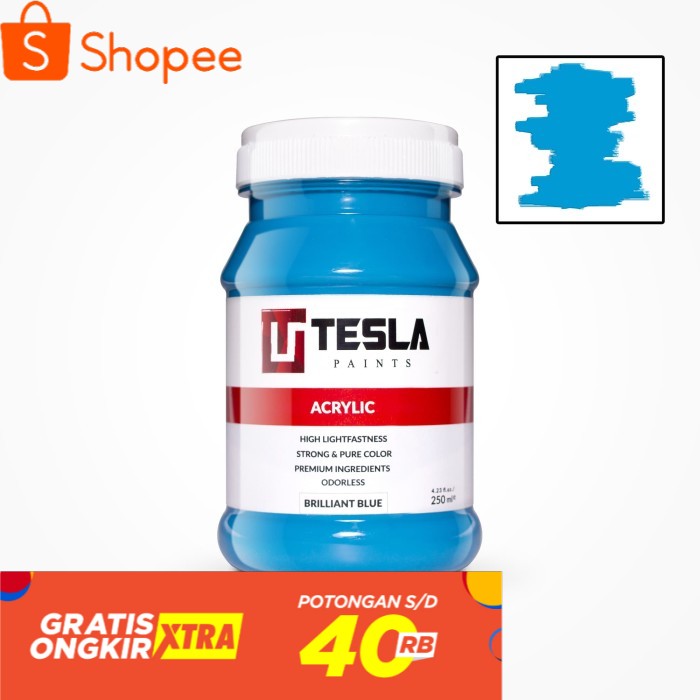 

Tesla Acrylic 250 ml Brilliant Blue