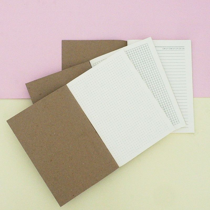 

Notebook journal / buku journal / bujo / buku A5 / #grid #line #dotted