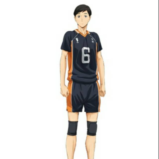 Jersey Haikyuu Karasuno no.6 Chikara Ennoshita