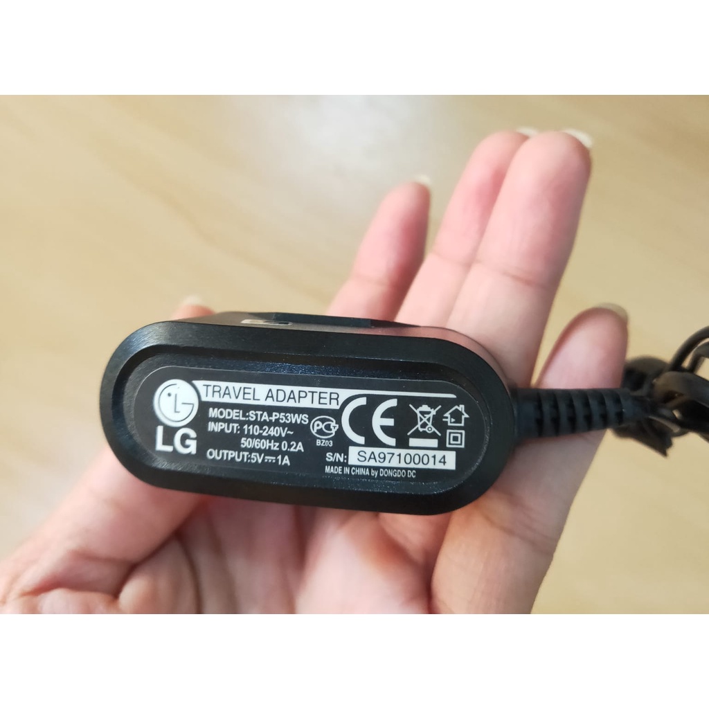 Charger LG KG-800 Colokan Gepeng LG Original