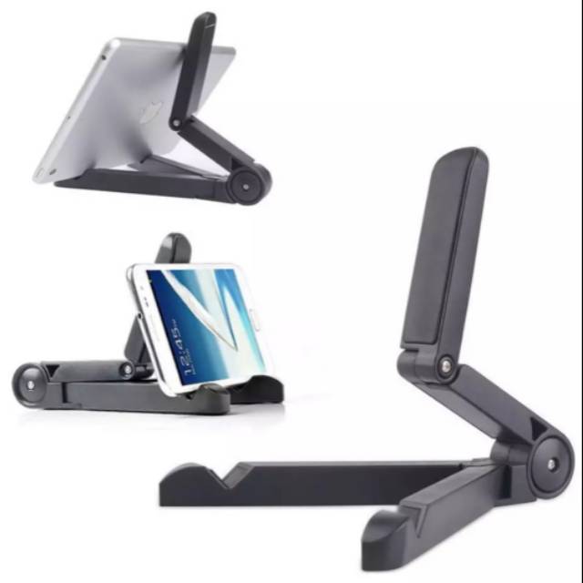 Stand Phone Holder UNIVERSAL Tab desktop ipad hp phone dudukan Portable foldable