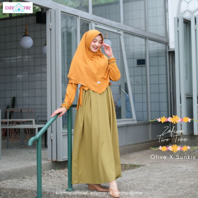 GAMIS ZAFIRA TWO TONE SET BY DZIMAR ORI