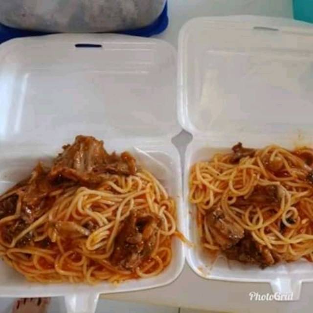 

Fidyafood-spaghetti chicken& spaghetti tulang