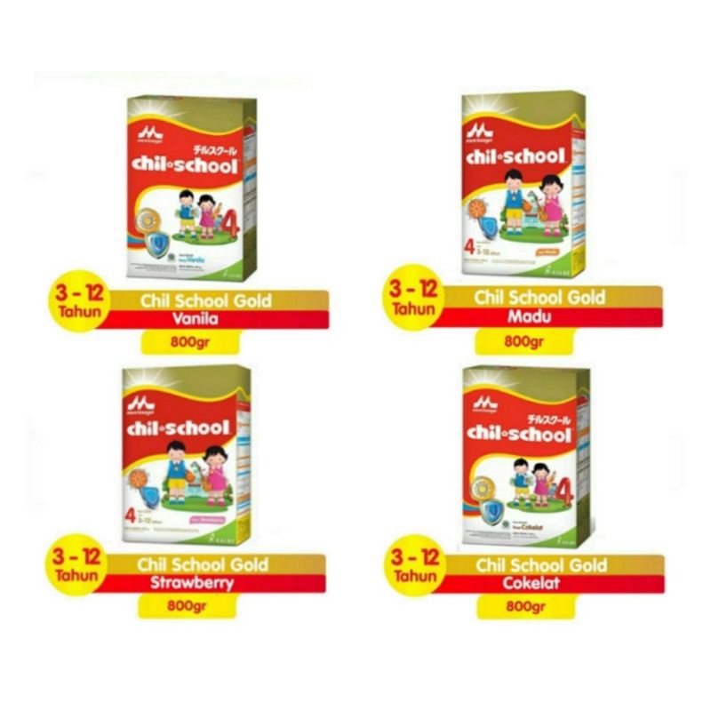 PROMO POTONGAN MORINAGA PEDULI Chil school gold vanila/madu/coklat/strawbery 800 gr