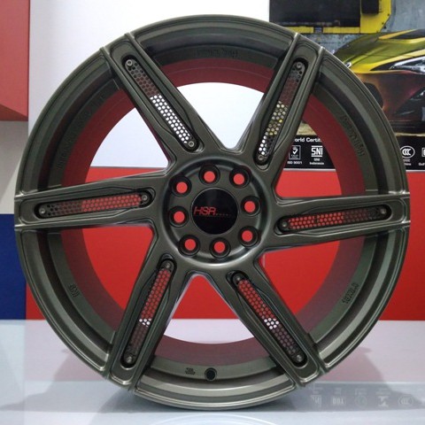 Velg Mobil JDM Ring 18 HSR ADP Hole 8X100/114 Cocok Buat Yaris, Honda Jazz