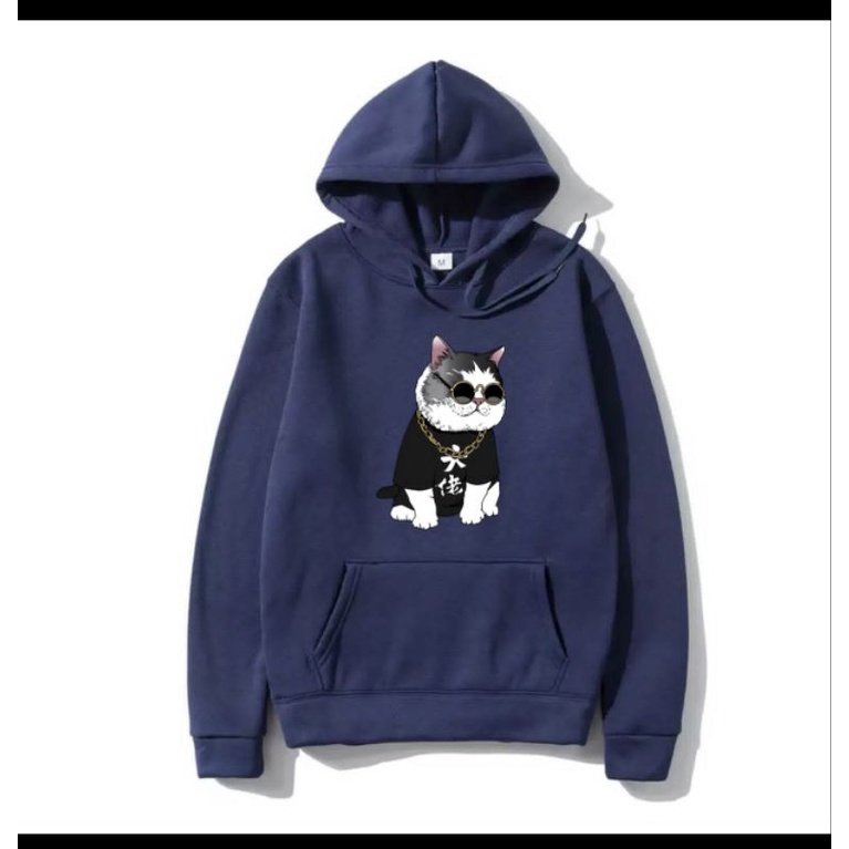 COD/DS/SWEATER HOODIE KUCING CAT size Jumbo XXL