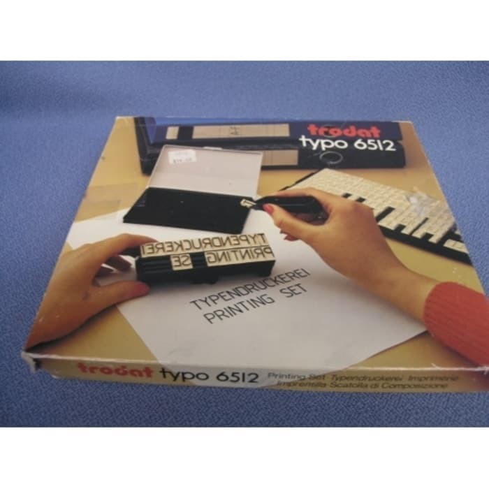 

Stempel Trodat Typo 6512 Printing Set / Stempel Bongkar Pasang