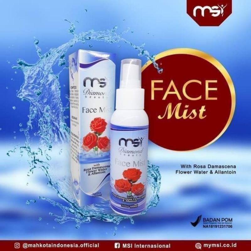 FACE MIST MSI | MSI GOLD BEUTY 100% ORIGINAL (MEMBER RESMI MSI)