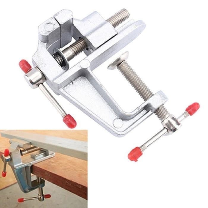 Catok Bor Meja Mini Universal Bench Vise Mini DIY Alat Tukang Kayu