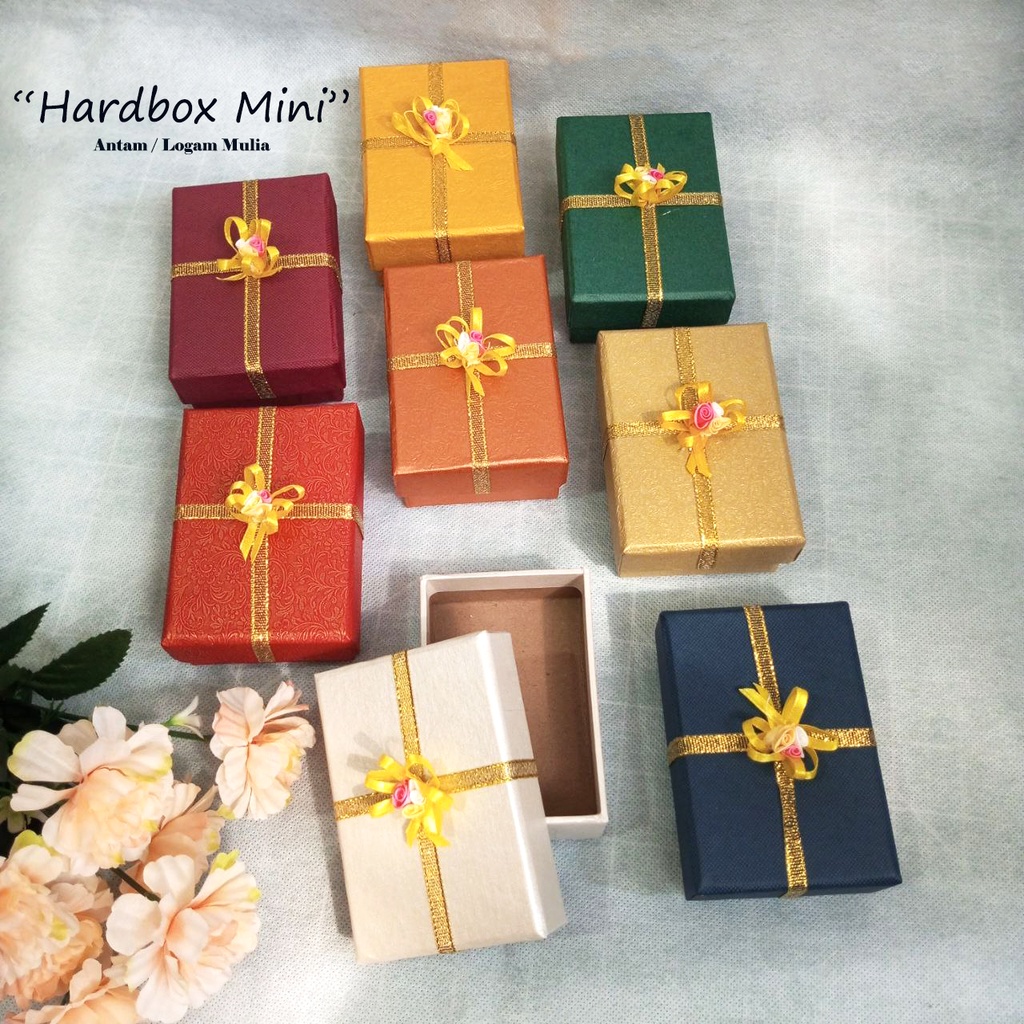 Kotak Mini Gold | Gift Box Kotak Hadiah | Hard box premium | Box LM | Box Kado Emas ukuran mini