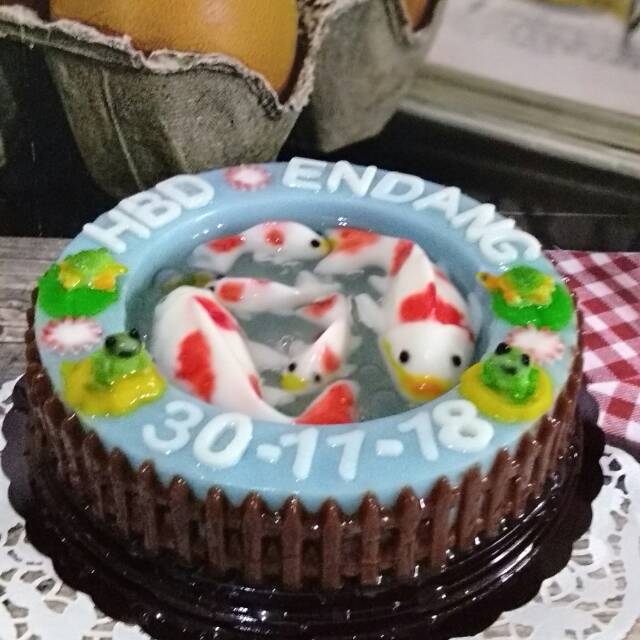 Puding Tematik Ikan Koi Shopee Indonesia