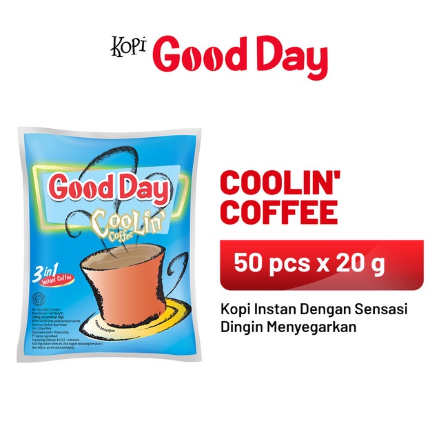 

GOOD DAY Coolin 1 Bag (50 x 20 gr)