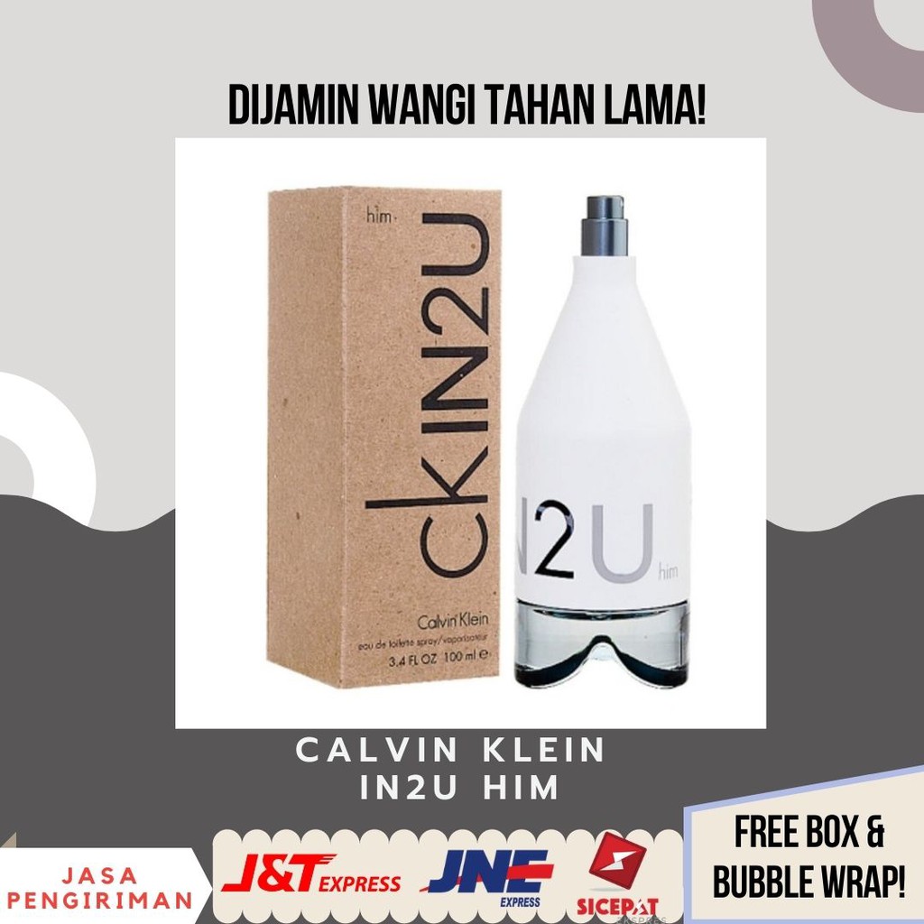 PARFUM ORIGINAL PRIA CALVIN KLEIN CK IN2U HIM FOR MEN PARFUM COWOK MURAH TAHAN LAMA MS 029