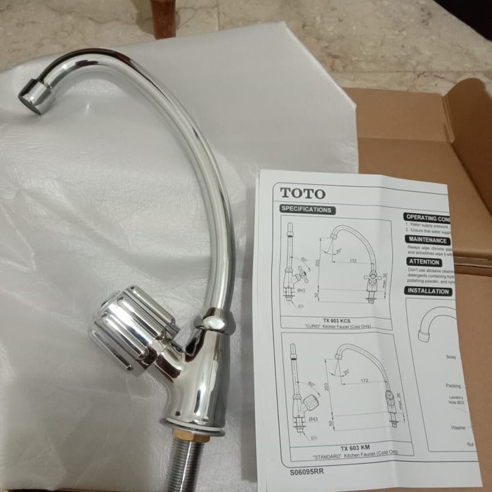 kran cucian piring Toto.