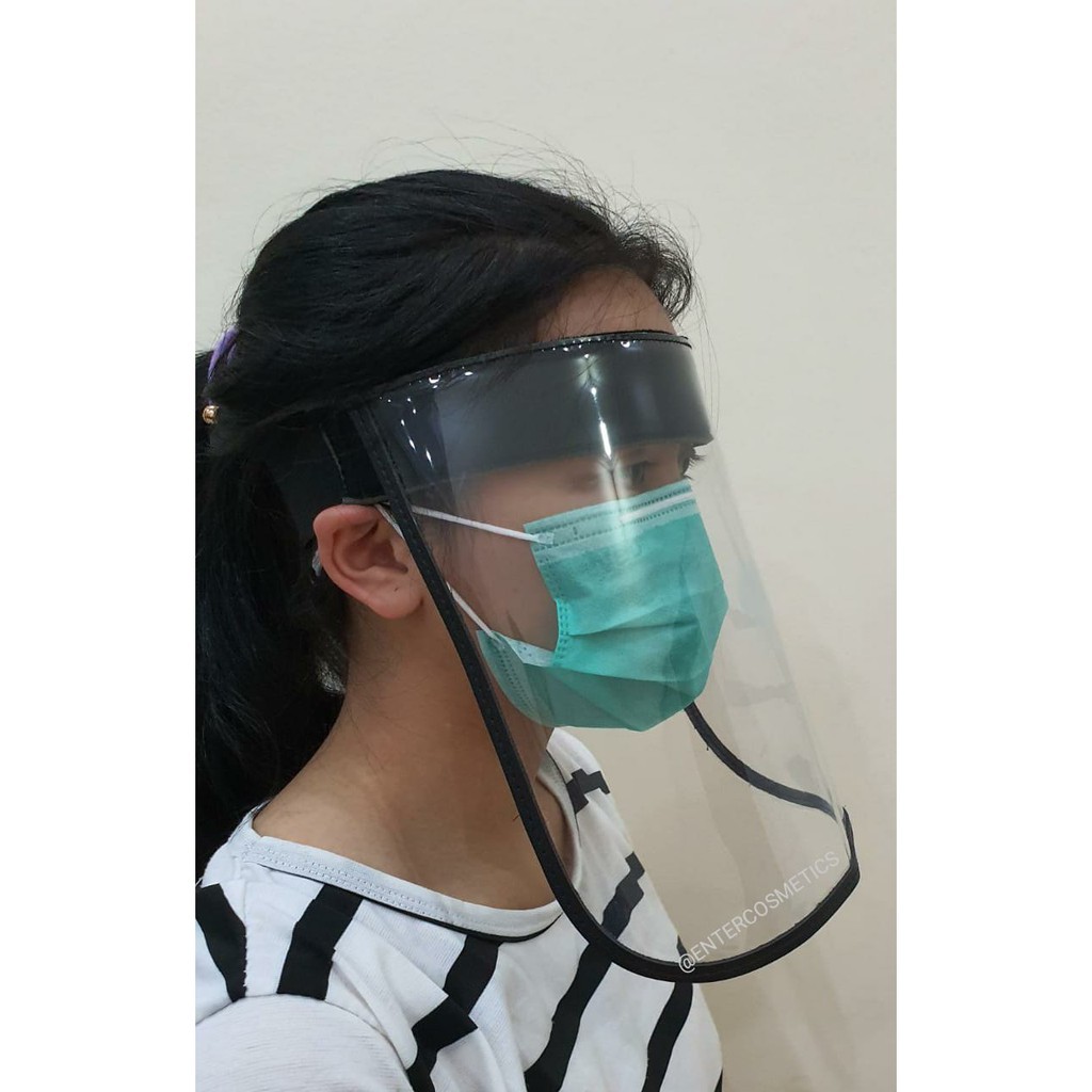 FACE SHIELD MASKER Plastik Mika Pelindung Wajah