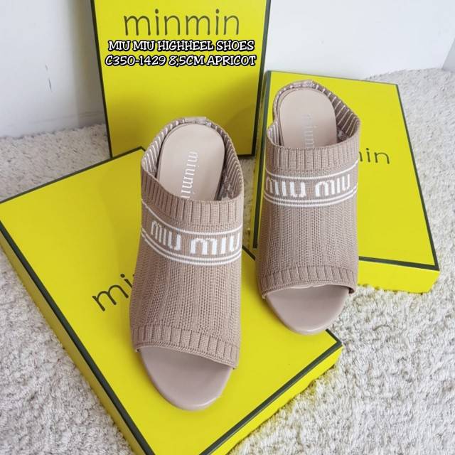MIU MIU HIGHHEEL SHOES C350-1429 #Tp