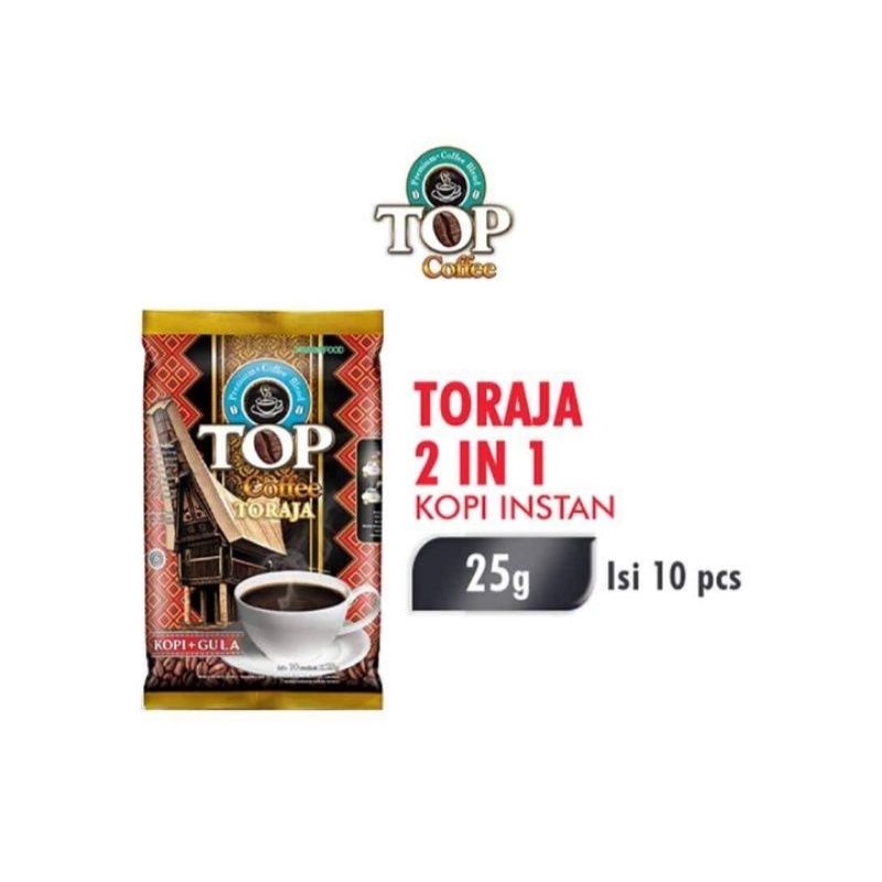 

Top coffee gula toraja 10 x 25Gr