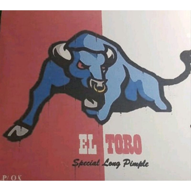 Karet Bet Pingpong Bintik Jahanam El Toro Rubber Blade Bat Tenis Meja