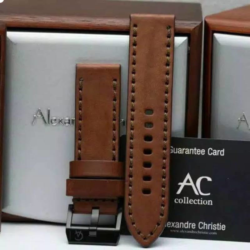 Tali Kulit Original Jam Tangan Alexandre Christie AC9205 AC6410 AC6281 AC6280 AC6270 DLL