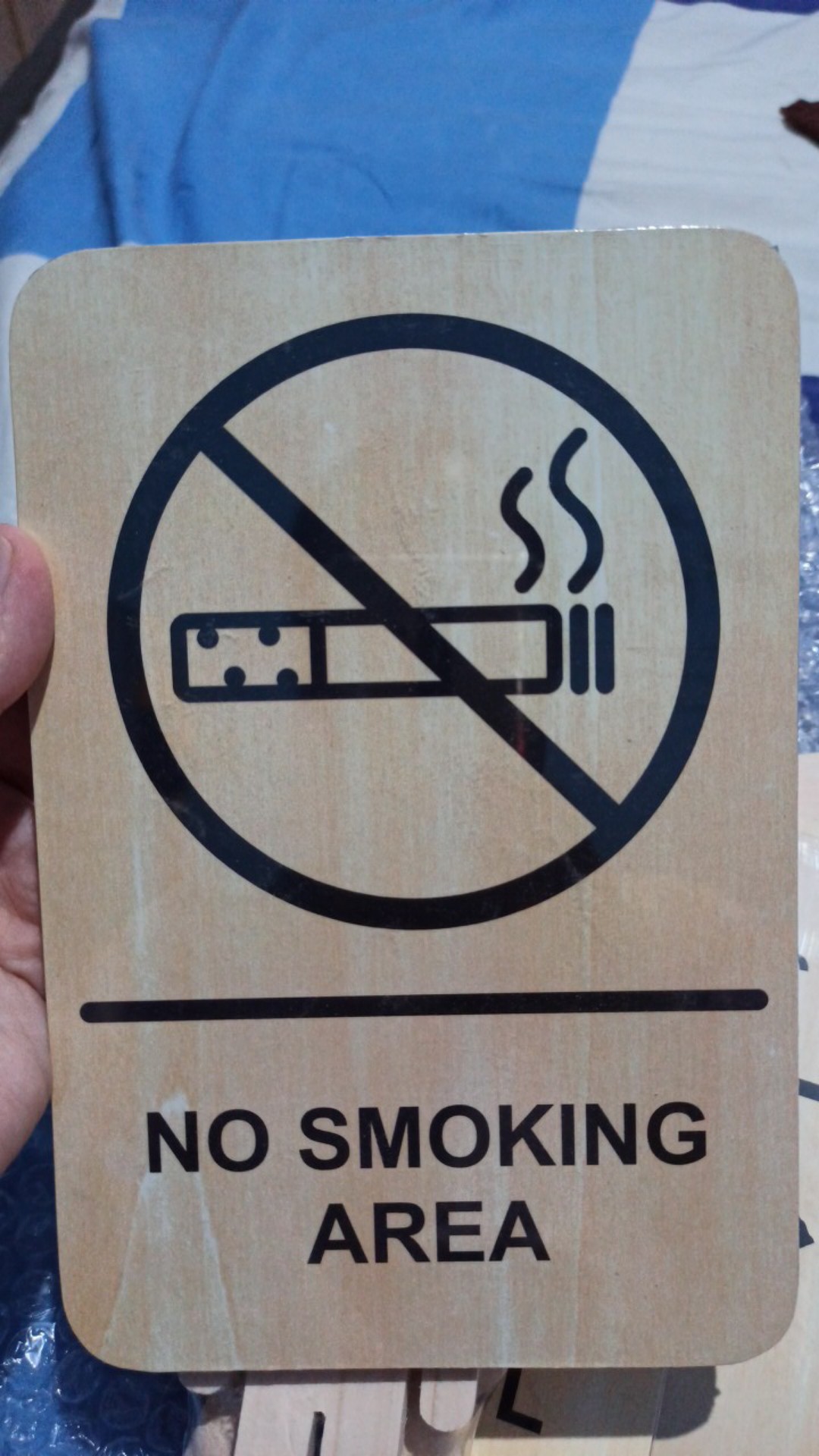 Signage - No Smoking Area