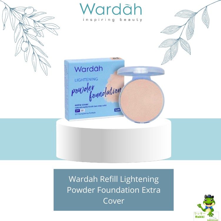 ❣️Rakkistore99❣️ Wardah Refill Lightening Powder Foundation Extra Cover 10g (100% Original)