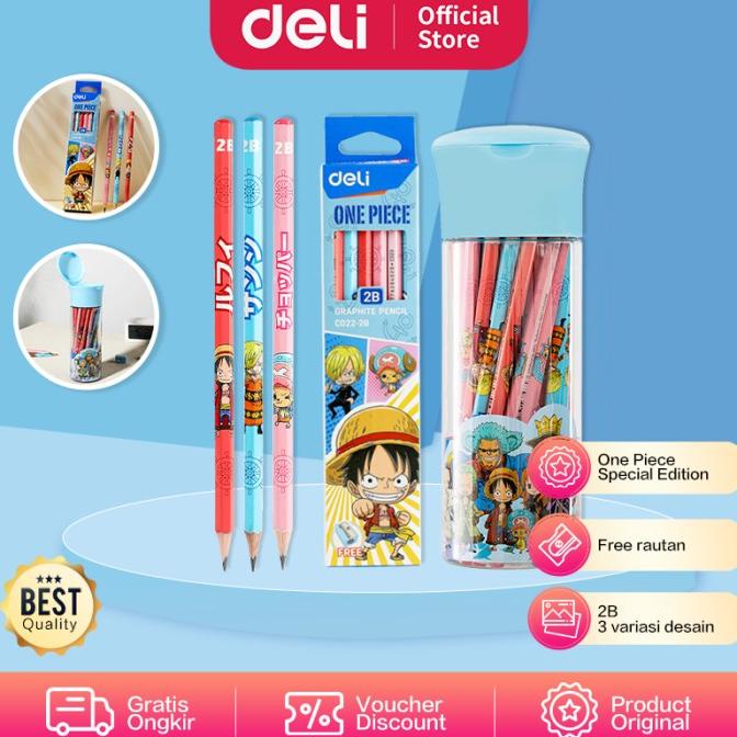 

TERBARU Deli Graphite Pencil / Pensil Kayu 2B Edisi One Piece Box / Tube EC02X/PULPEN GEL/PULPEN LUCU/PULPEN 1 PACK/PENSIL WARNA/PENSIL 2B/PENGHAPUS JOYKO/PENGHAPUS LUCU/RAUTAN PENSIL PUTAR/RAUTAN ELEKTRIK/SPIDOL WARNA/SPIDOL PERMANEN/SPIDOL