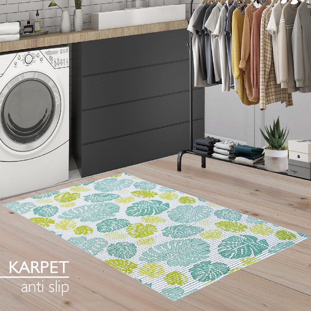 Tikar Busa PVC Kamar Mandi, Anti Slip, Keset Pintu, Tikar dapur bersih Jual Permeter-5