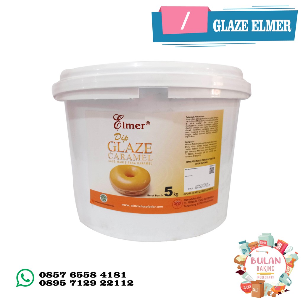 

Glaze Caramel Elmer (Repack) 1Kg