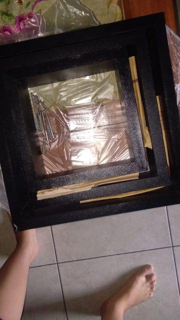 Rak Dinding Kotak Persegi 3 Pcs [ 30 Cm 25 Cm 20 Cm]