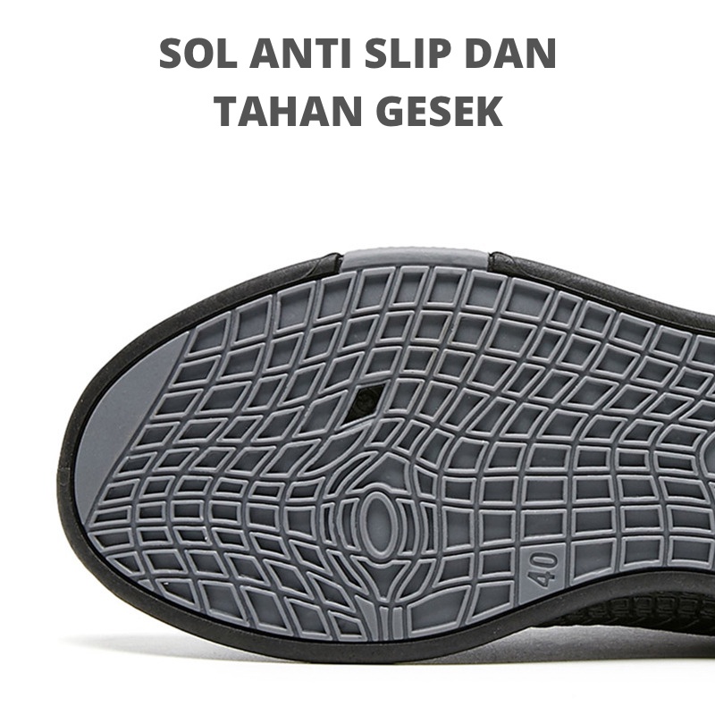 Mainland Sepatu Sneakers Pria Slip On Sepatu Olahraga Casual MR130