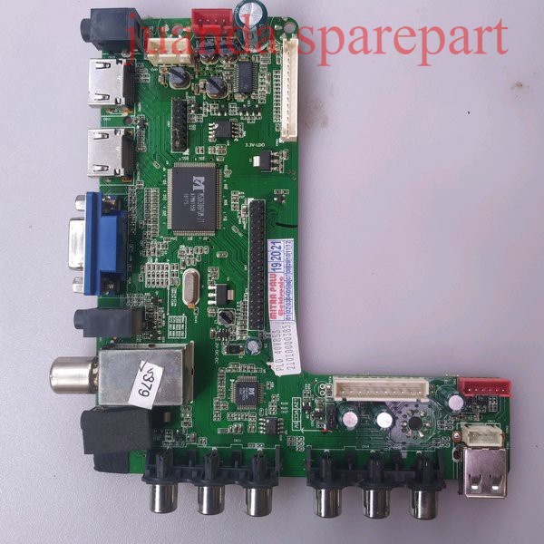 MB - MAINBOARD - MESIN TV LED POLYTRON PLD 43TV865 - 43 TV 865 .