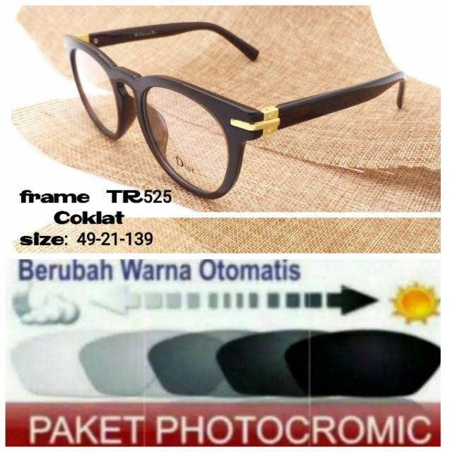 Frame Kacamata Anti UV &amp; Photocromic, Kaca mata Minus, Kacamata Anti Radiasi, Kaca mata Plus