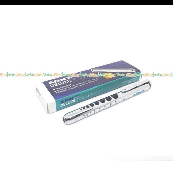 Penlight Abn Deluxe Pena Senter Lampu Sinar Putih Kuning Soft Alkesme23 Buru Order