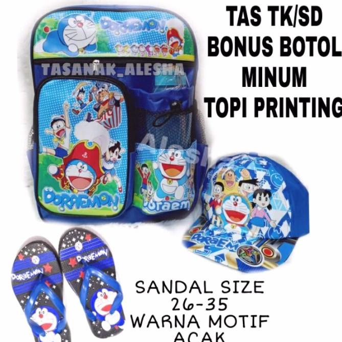 Tas sekolah anak laki laki SD TK tas doraemon tas ransel anak cowok