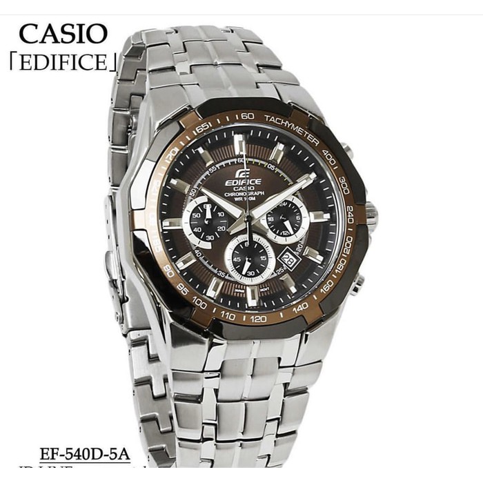 Jam Tangan Pria Casio Edifice Type EF 540D-7A FULL SET Ori