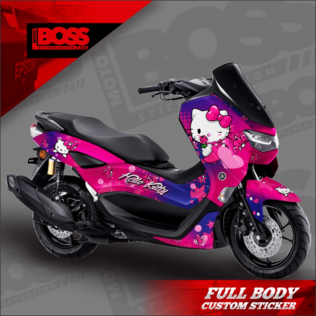 Decal Sticker New Nmax 2020 2021 Full Body motif hello kitty