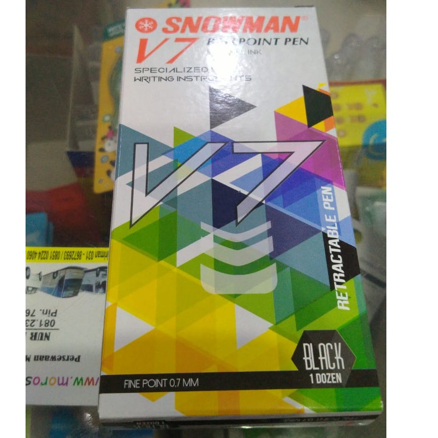 

Pulpen Hitam V7