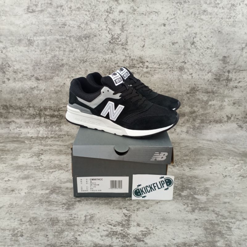 sepatu new balance 997 997h cm997hcc black silver 100 bnib