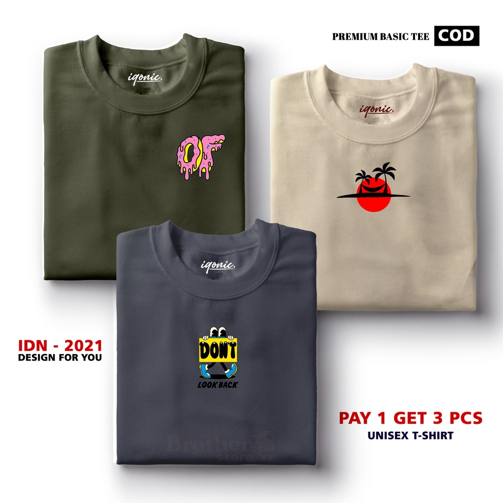 BUY 1 OR 3 PCS ( PROMO COD ) BROTHER STORE / Kaos Distro100% Catoon Combed 30s / ArticelODS