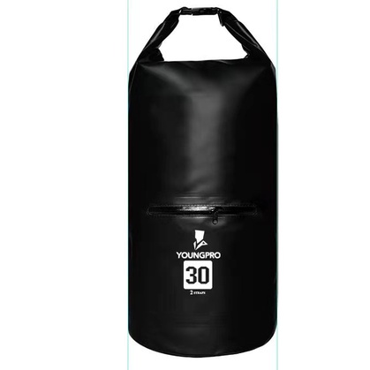 TAS DRYBAG RANSEL ZIPPER 30L 2 STRAPS - TAS ANTI AIR 30L WATERPROOF DRY BAG WITH POCKET ZIPPER