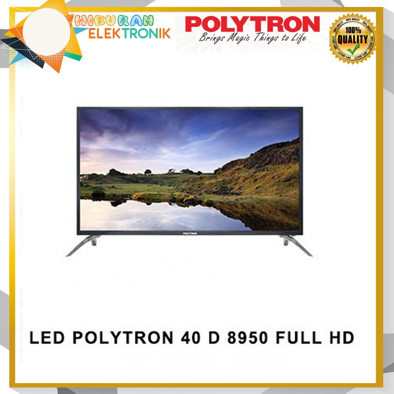 POLYTRON CINEMAX FRAMELESS LED TV 40 INCH PLD 40D8950