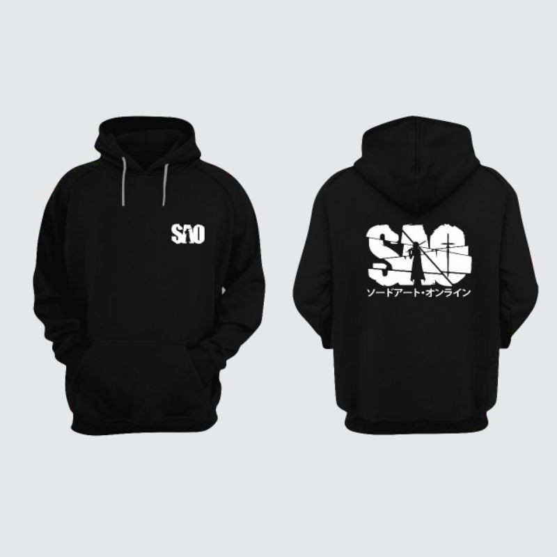 JAKET HOODIE ANIME SAO I KAOS DISTRO