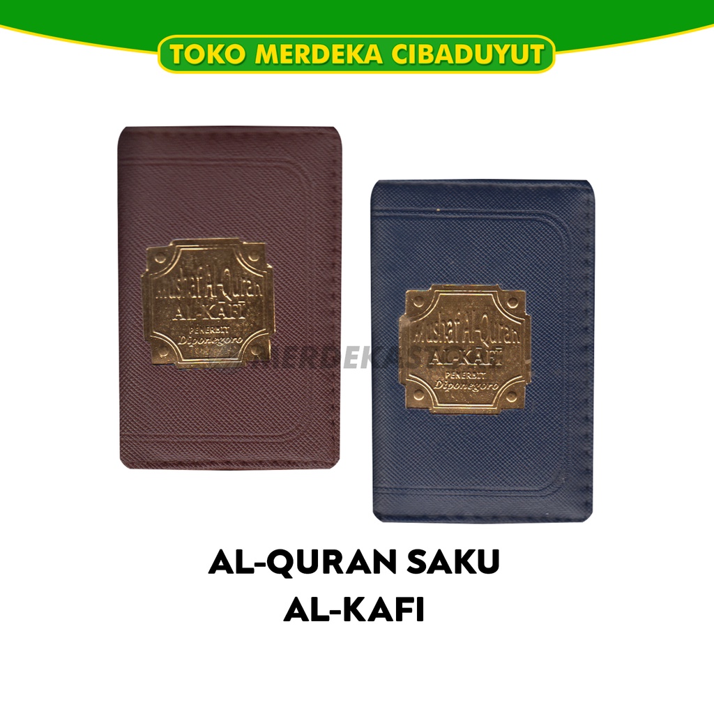 Al Qur an  Saku Resleting Mushaf Al-Kafi | AlQuran Mini/Kecil  610 hal 7x10 cm | CV Diponegoro